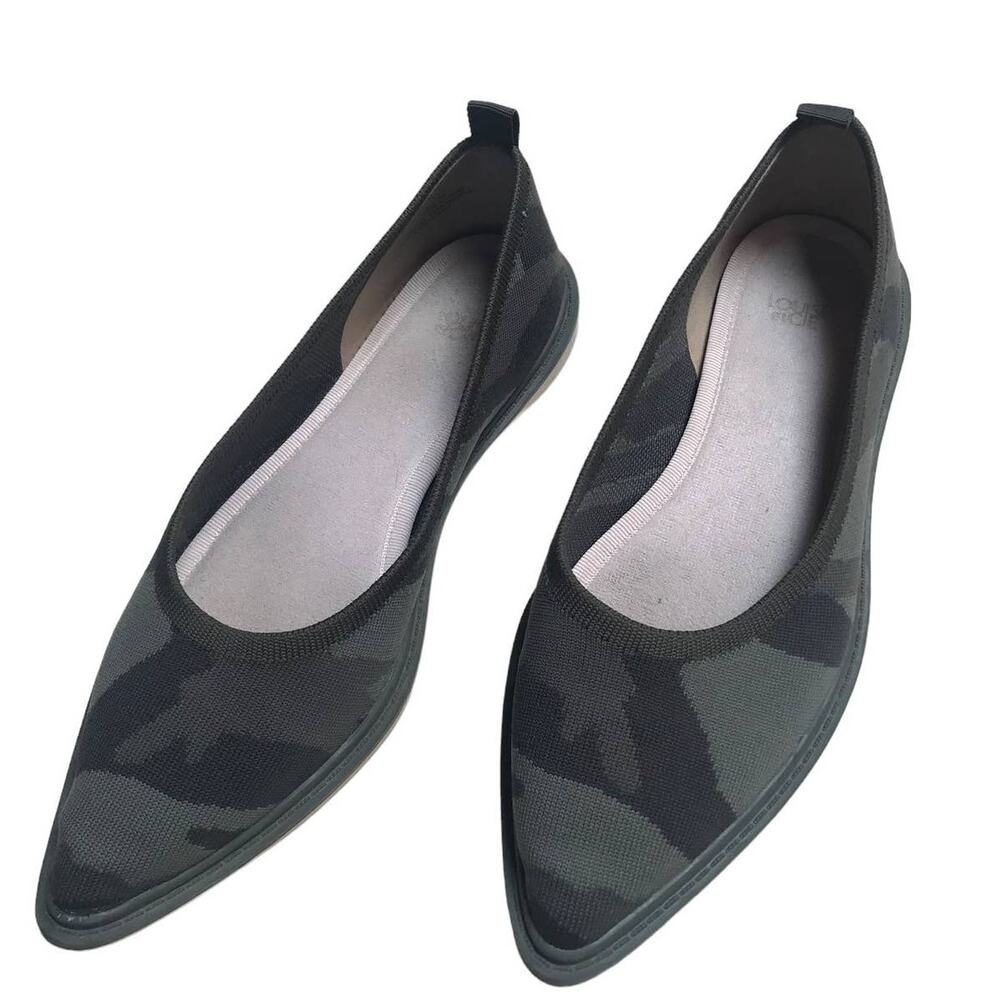 Louise et Cie Camo Pointy Toe Knit Flats size 7.5